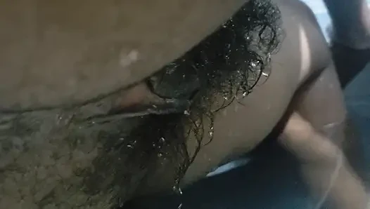 Hot Wife Big Pussy Standing Up On Water, Homemade Sex & Hairy Pussy Close up Carrying