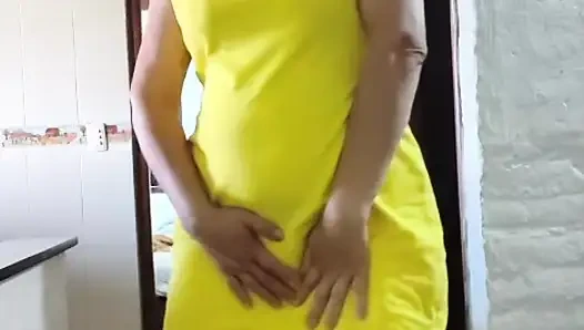 Erotik dans azgın orta yaşlı seksi kadın