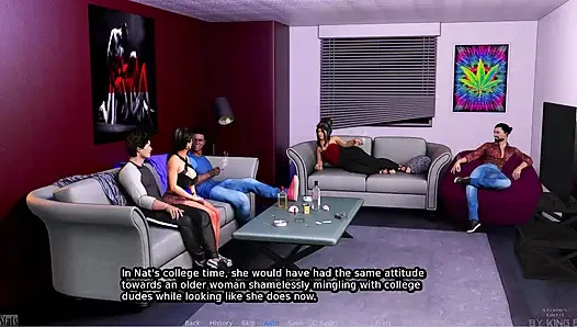 Bir çiftin aşk ve şehvet düetini #20 - adamlar ve Nat orada birlikte zevk aldı nat çift sikiliyor