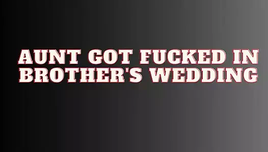 Üvey anne üvey erkek kardeşinin düğününde sikiliyor