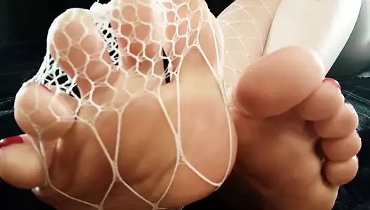 yakın çekim ayak fetişi video