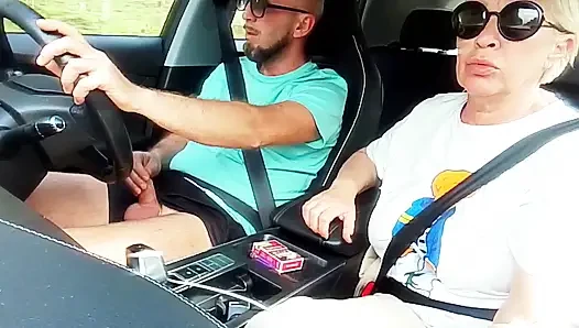 Üvey annemekle aile arabası yolculuğu
