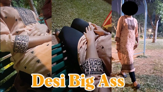 Hintli büyük götlü altın kazıcıyı bahçede yakalıyor