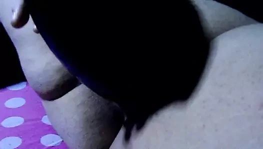 ıslak siyah patlıcan