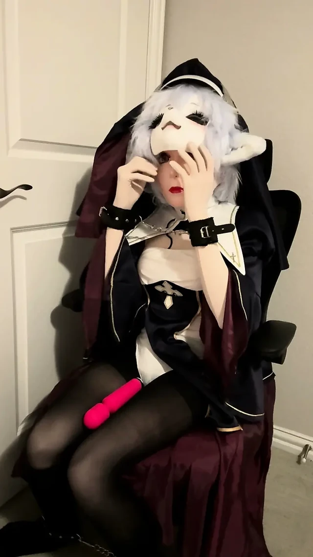 Kürklü Kigurumi Mastürbasyon