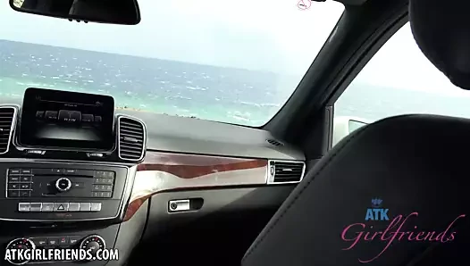 Sen sikme adriana maya içinde the araba ve sen Creampie ona kedi