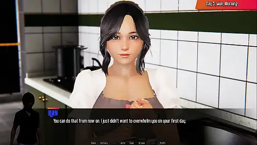 Hizmetçiler ve hizmetçiler: azgın adam hizmetçisini nasıl siktiğiyle ilgili bir rüya yaşıyor-ep5