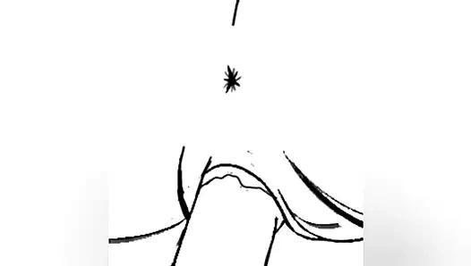 Kıçına iki parmağımı koydum ve daha da ısındı