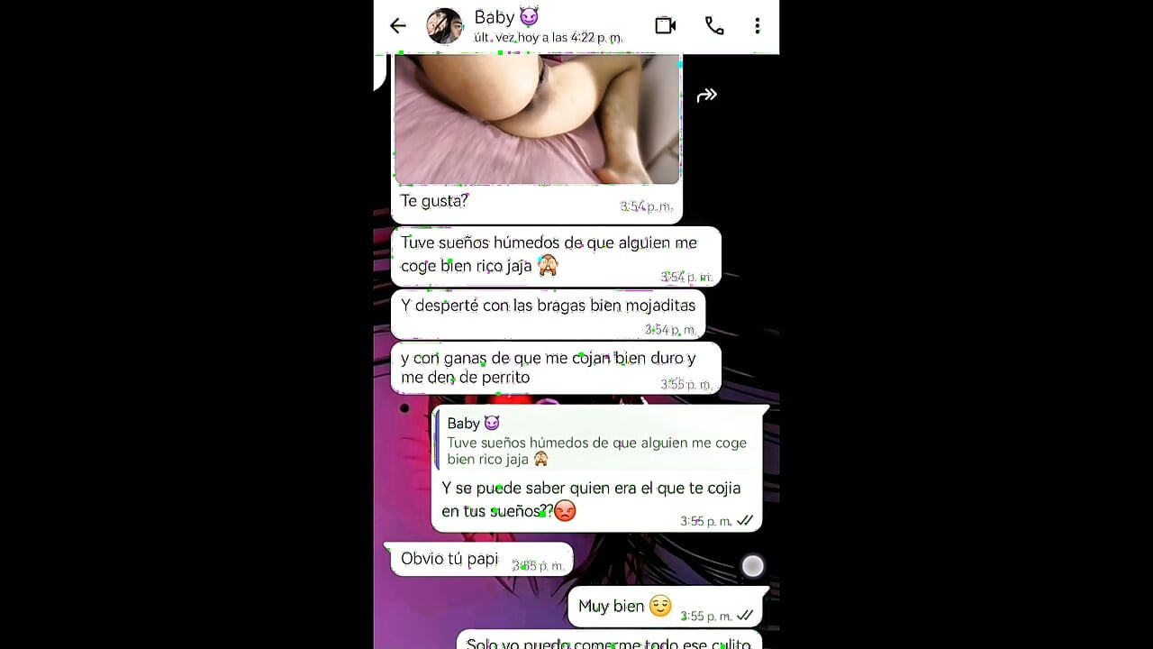 Kız arkadaşımla ateşli whatsapp sohbeti mutlu sonla bitiyor - nati sweet - natasha caseros