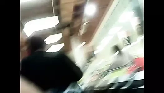 Bella grandmaturlatina muhteşem nalga gorda azul leggings 2