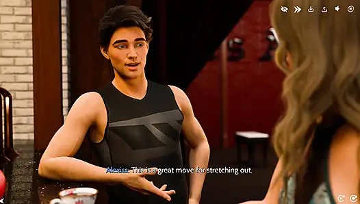 Alexis, Devilla onu daha pis bir özel ders için bir odaya götürene kadar bunun sadece yoga olduğunu düşünüyor