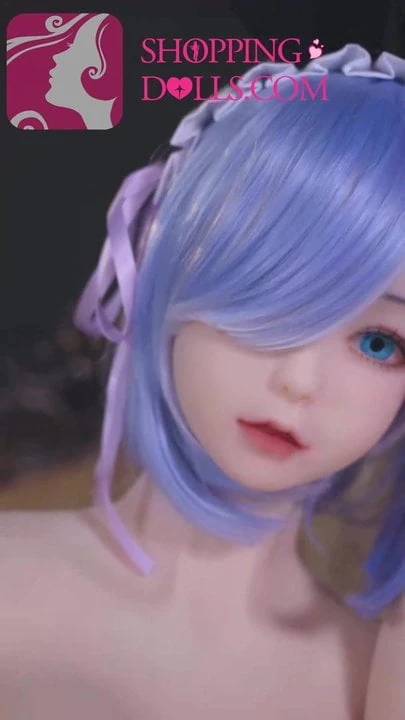 Yeniden sıfır rem tpe silikon seks bebekleri cosplay kahrolası anime