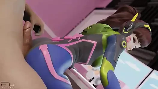 D.va sert horoz d.va hentai kıçını sürtme