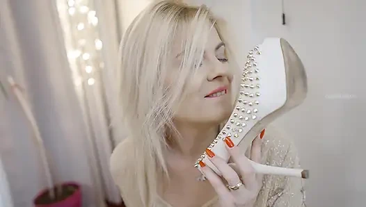 Ayak ve naylon sikiş 3