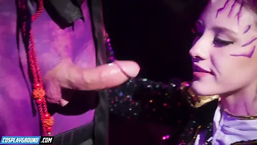 Gizemli saja melody marks'ı sikiyor ve amını dolduruyor - kpop iblis avcıları porno cosplay parodi