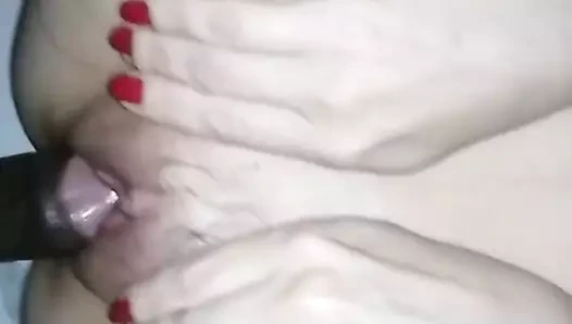 Evli beyaz kız siyah dick almak için onu amını yuvarladı