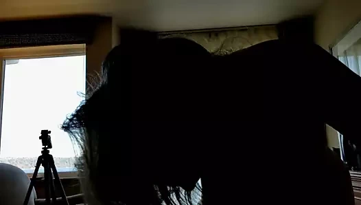 Otel odasında bir bbc emme