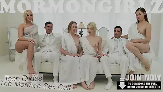Mormongirlz - genç yeni karısıyla romantik seks