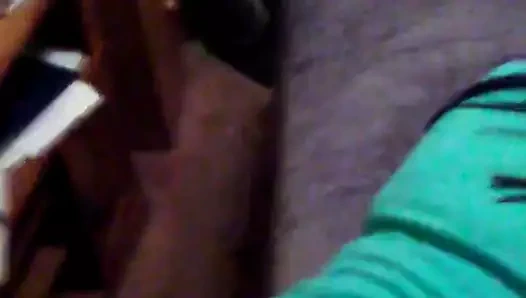 Kocası işteyken ziyarete geldi