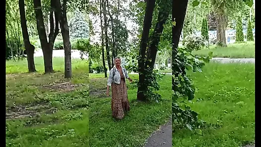 Neşeli ev hanımı Lukerya mutfakta