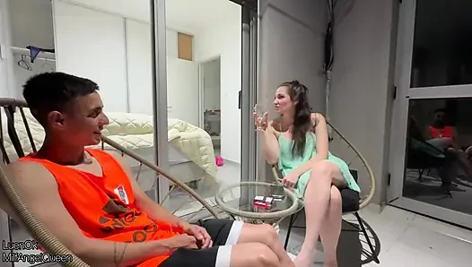 Yeni Yıl'ı kutladıktan sonra üvey annemi anal ile seviştim / LuenOk x MilfAngelQueen