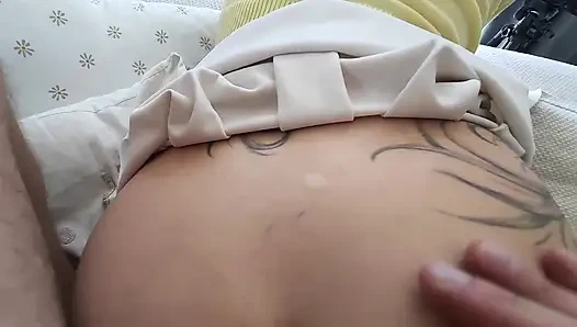 Popodan ağıza! Arkadaşımın karısı beni baştan çıkardı. Ama prezervatif yok.