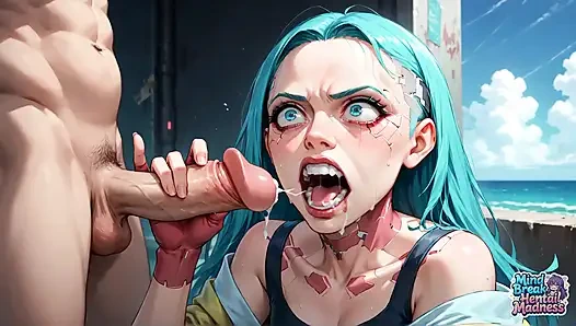 Plaj kenarında çift dildo süt fışkırtarak mutluluk!