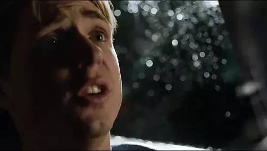 Emma rigby (festival) bir şirin gibi giyinmiş horoz sürme