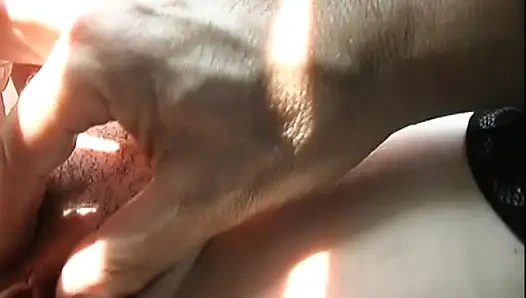 Hot Amateur Busty MILFs Masturbate Their Hairy Pussy Outdoors