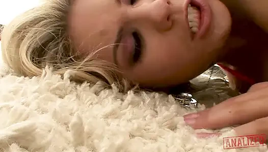 Analized - Petite blonde Aubrey Adams' insatiable craving for cum leads her getting fucked
