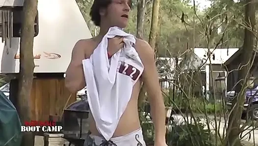 Badboysbootcamp kameron scott yarağını sikiyor jesse angels virgin arse açık havada