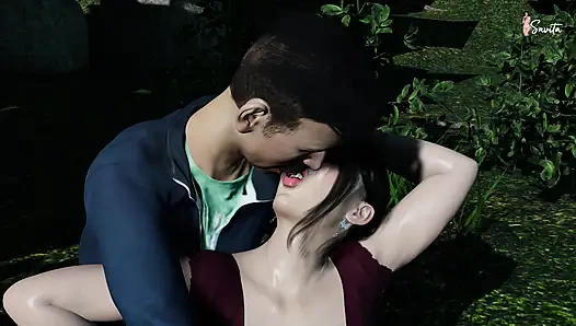 Seksi baldızım ve ben ormanda tutkulu seks yaptık. Savita Yenge ile seks.