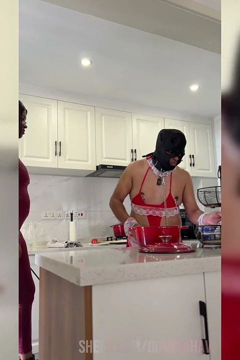 Filtrelenmemiş Afrikalı Kadın Egemenliği Ev Içi Servitude
