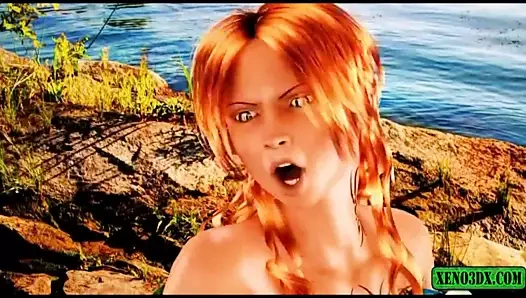 Garip lanet rüya. 3d canavar porno