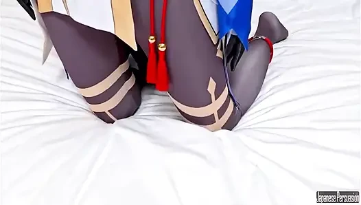 Genshin tarzından ilham alan cosplay güzellik, döllenmeyle biten eğlenceli bir bakış açısı anında kıvrımlarını gösteriyor