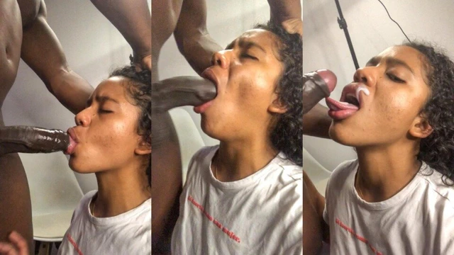 BBC! esmer en iyi arkadaşının erkek arkadaşına derin boğaz oral seks verir - amatör çift - nysdel