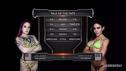 Agatha lezzetli vs bayan lazarus - agatha muzaffer ortaya çıkar, o kediyi strapon ile pulluklar