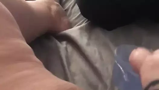 Tombul dildo sikişi