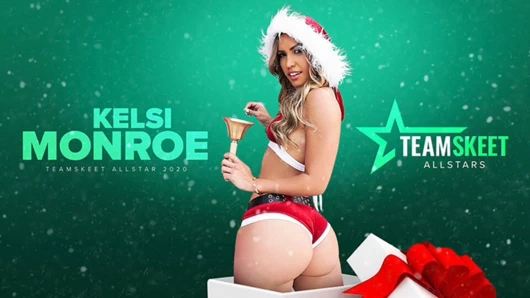 Pawg latina kelsi monroe gets becerdin için xmas