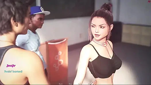 AWAM - где Sophia вмешается, когда мужики пытались сексом с Jessica