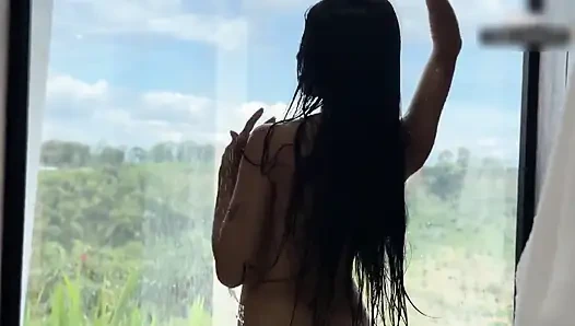 Camila Mendez duşta mastürbasyon yapıyor!