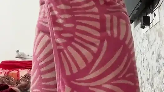 Desi Bhabhi GRWM for a fuck night with boss