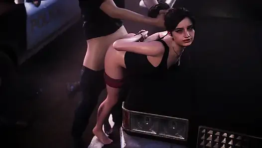 Claire Redfield açık havada seks