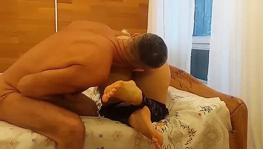 Amatör Sarışın, Olgun Eş, Ayak Fetişi Ve Köpek Stilini Sever