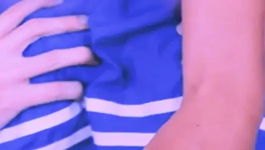 Üvey kız kardeş çok ateşli biniyor