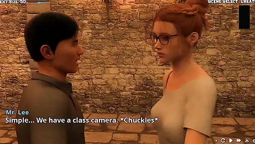 Lindsey ile eğlenceli bir gece geçiriyor