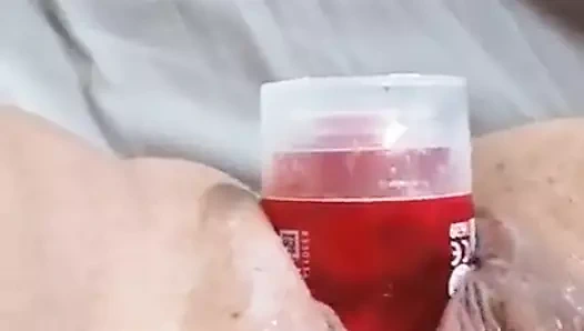 Bbw eş squirts için siyah bull koca tapes