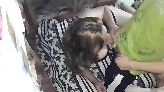 Blonde Sucks Me off and We Fuck Doggy Style