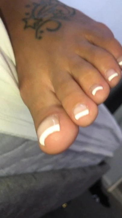 seksi ayak tırnakları uzun fransız ipuçları