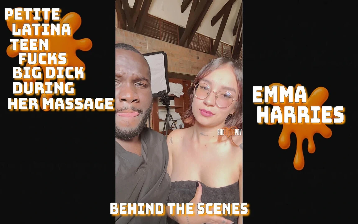 Semaj Medya kamera arkası! Emma Harries masaj için geliyor!